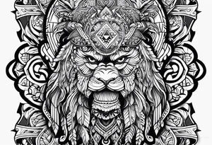 Manly, cool tattoo idea
