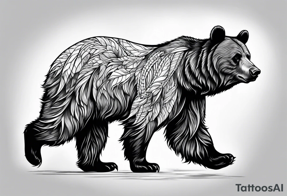 Grizzle Bear tattoo idea