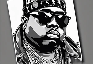 notorious big bad boy tattoo idea