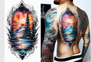 Longitude latitude tattoo idea