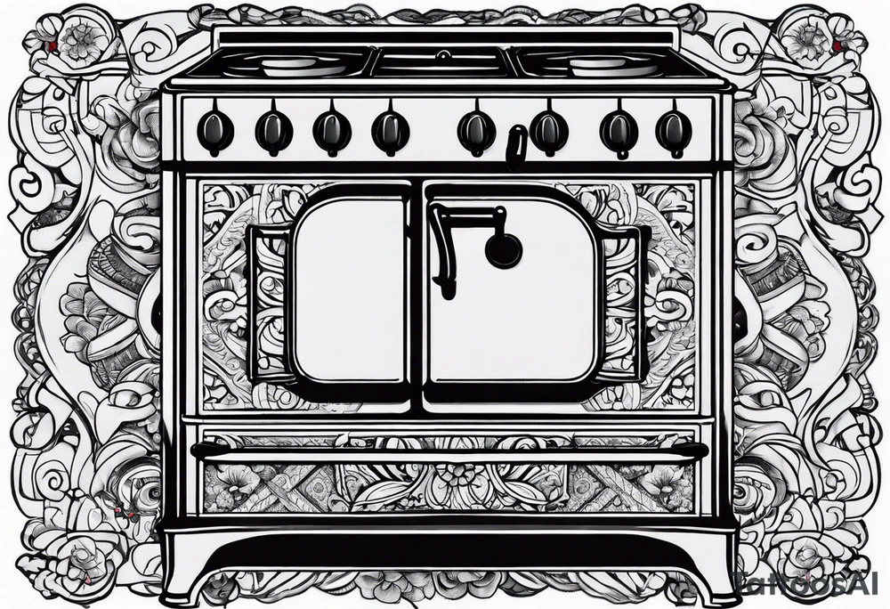 aga stove tattoo idea