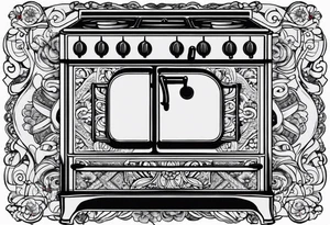 aga stove tattoo idea