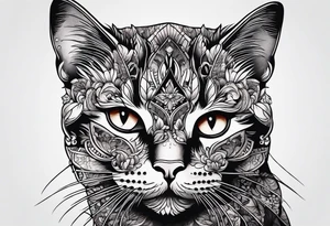 hairless cat tattoo idea