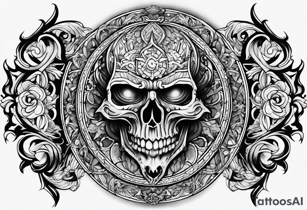 Satanic tattoo idea
