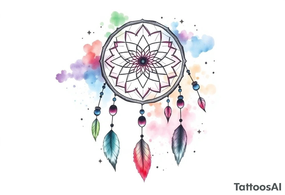 Dream catcher tattoo idea