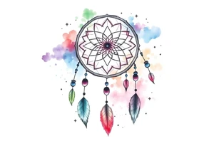 Dream catcher tattoo idea