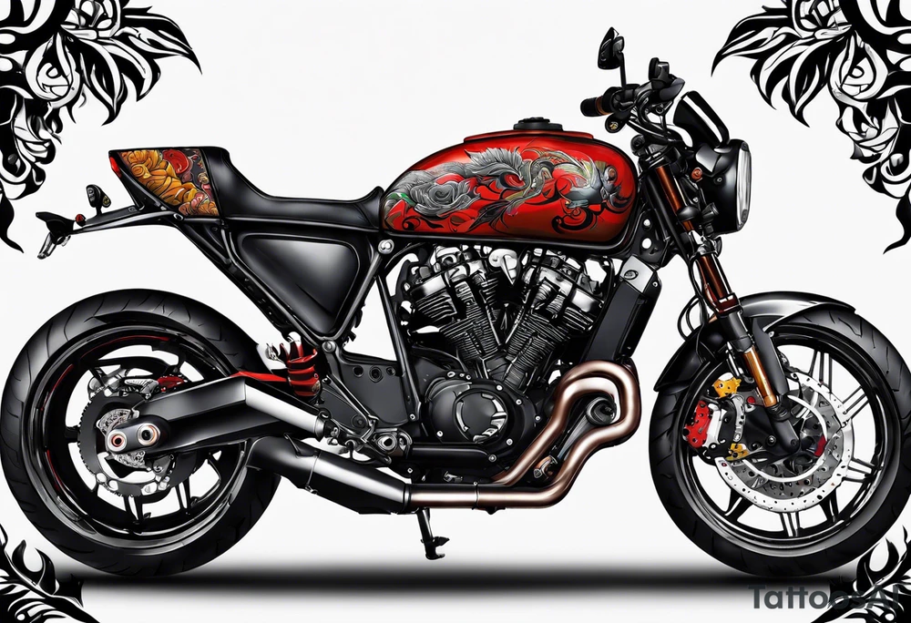 Create a bikelife tattoo tattoo idea