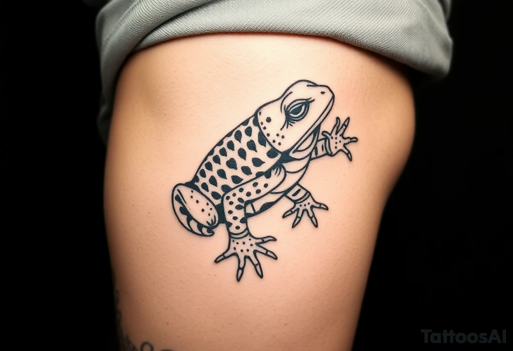 Toad sage japanese traditional tattoo idea