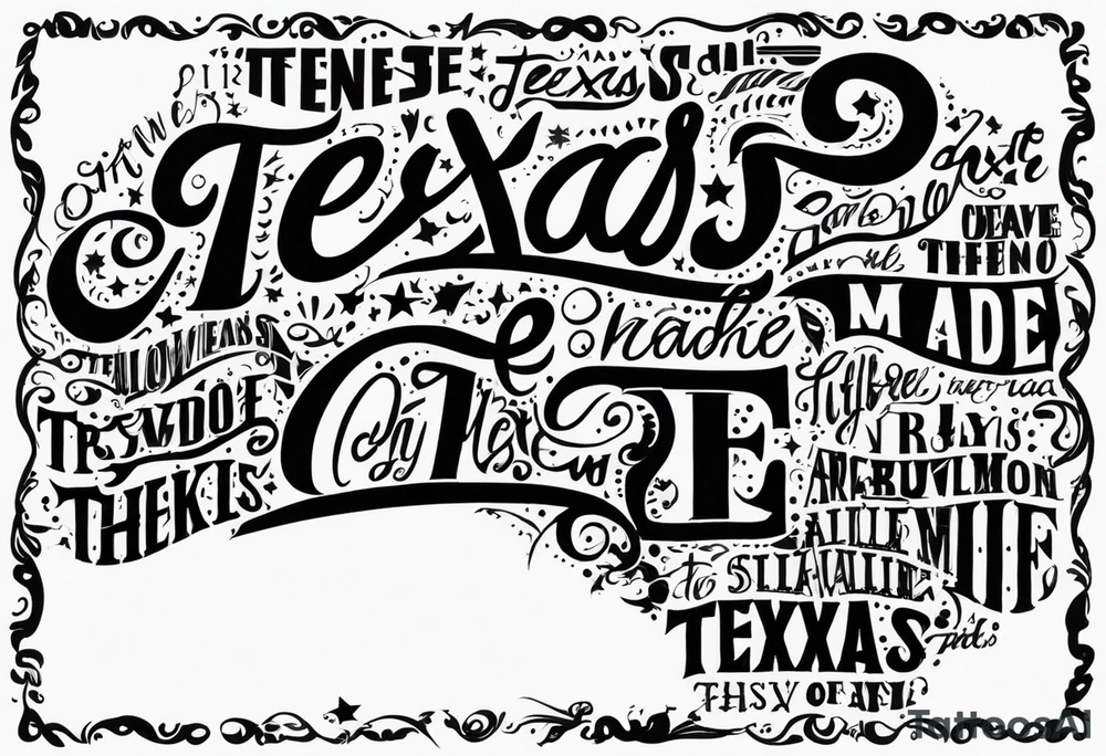 Texas Made tattoo idea