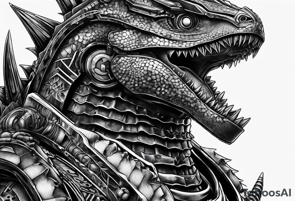 Mechagodzilla tattoo idea