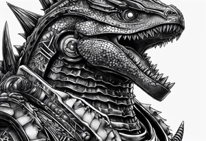 Mechagodzilla tattoo idea