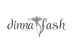 dinna fash. Style celtic flower. Dragon fly. Minimaliste. Simple tattoo idea