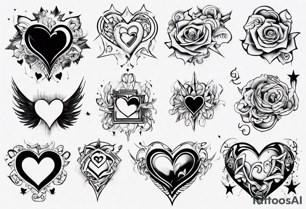 love bed tattoo idea
