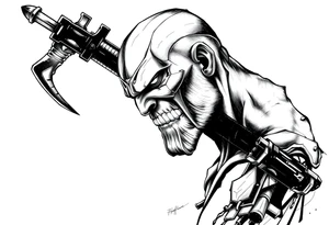 thanos tattoo idea