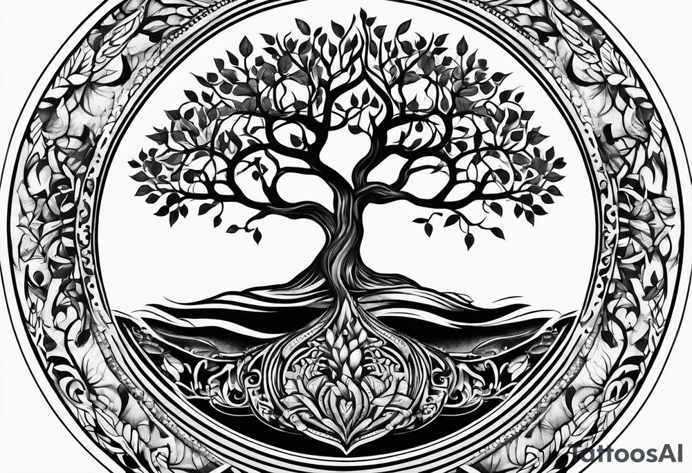 tree of life tattoo idea
