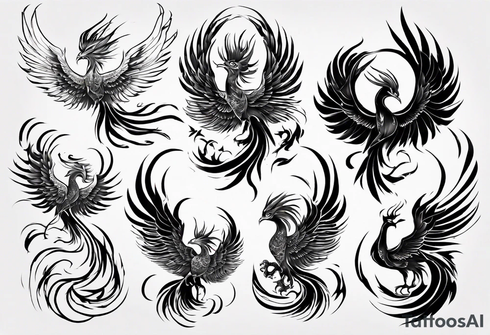 Phoenix tattoo idea