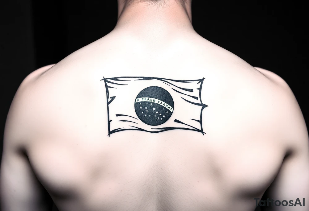 brazil flag tattoo idea