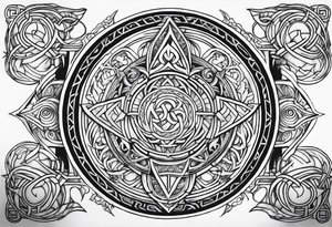 Norse symbols tattoo idea