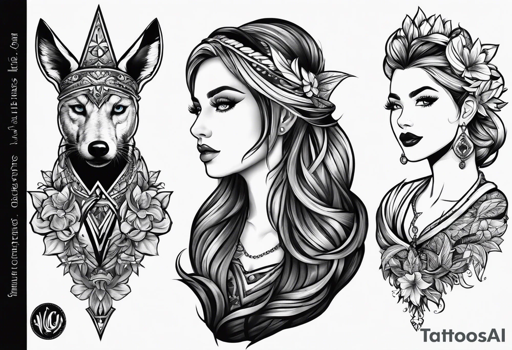 Merrissa, Kaylee, Bryce, Caitlynn tattoo idea