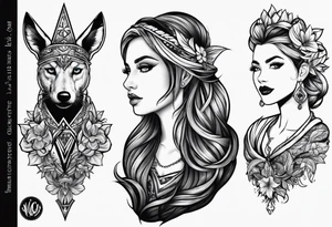 Merrissa, Kaylee, Bryce, Caitlynn tattoo idea