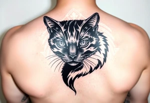 Black Cat tattoo idea