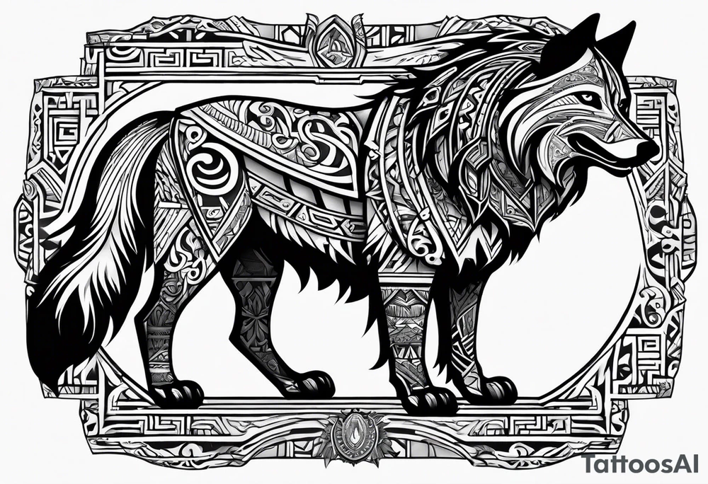 garmr norse dog tattoo idea