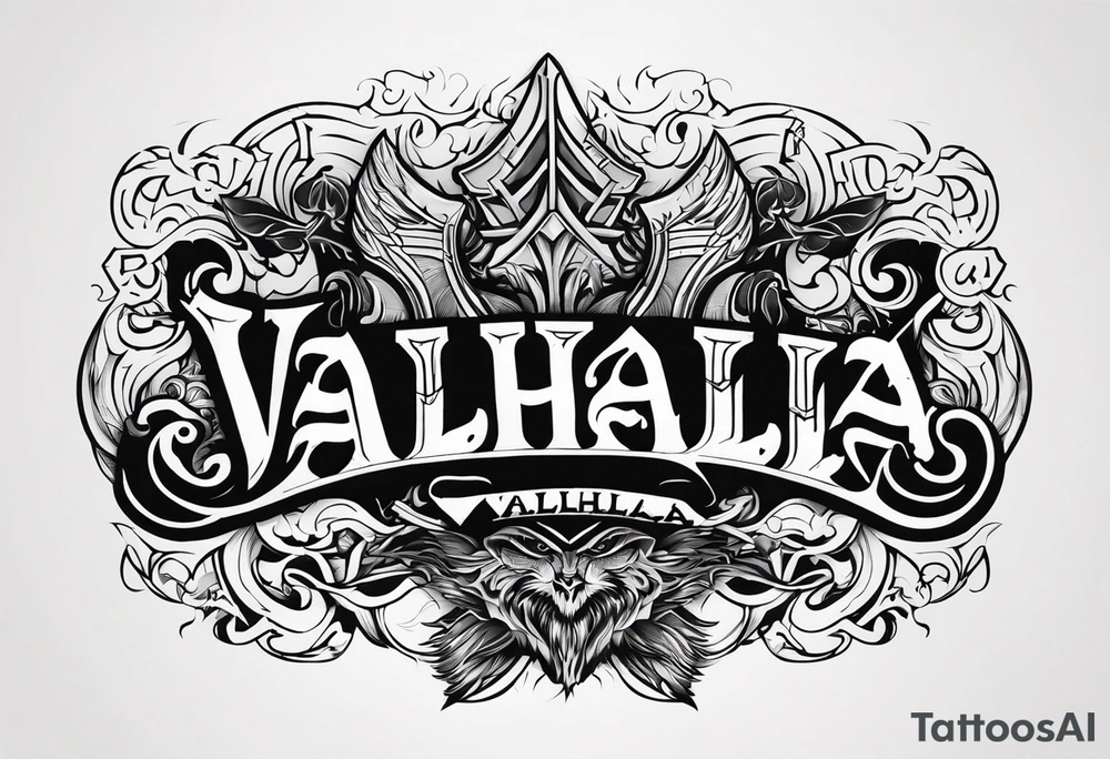 Valhalla tattoo idea