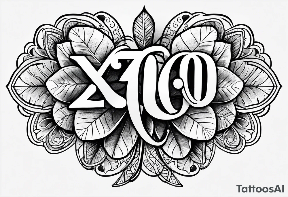 the word Honor Love Respect the numbers 3 1 7 and a four leaf clover tattoo idea