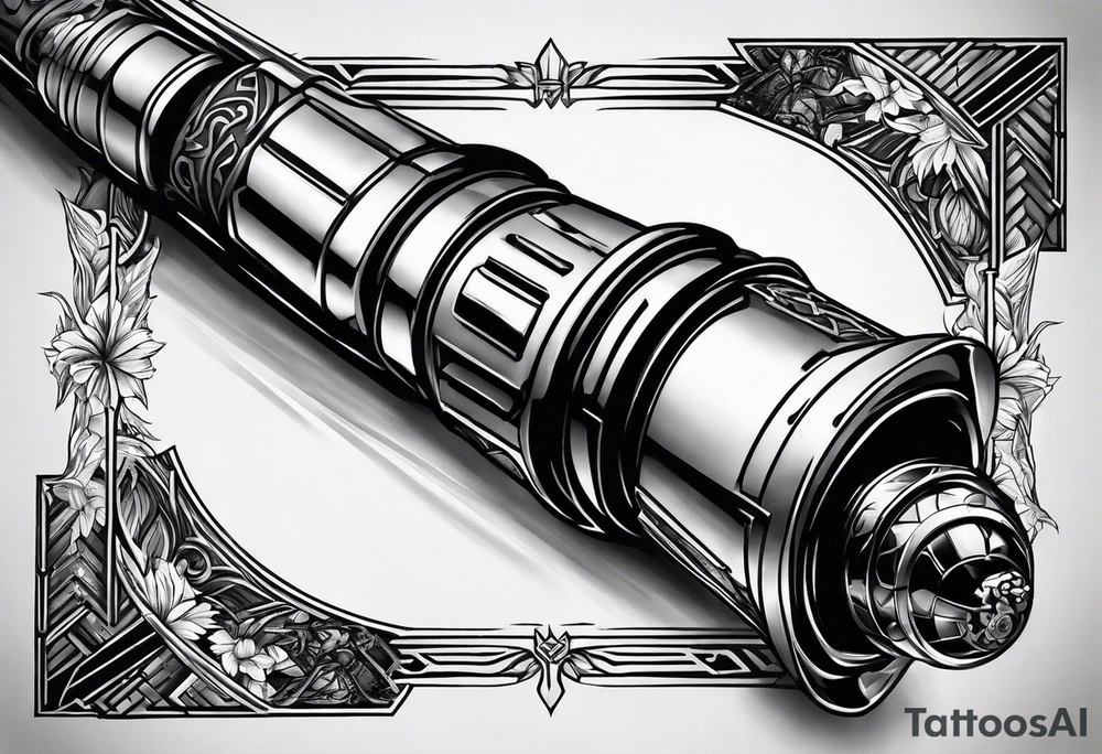 light saber tattoo idea