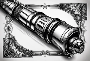 light saber tattoo idea