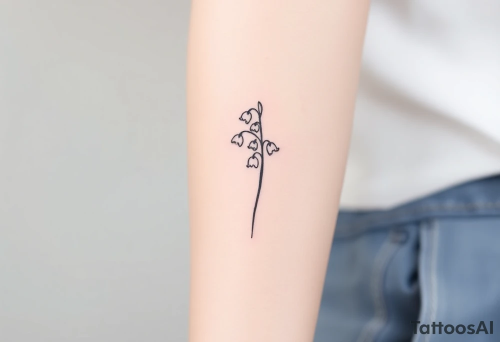 Lily of the valley tattoo idea