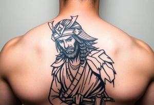 jesus samurai tattoo idea