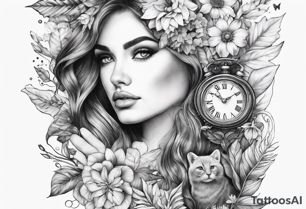 nature,beauty, animals,time tattoo idea