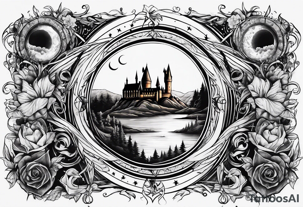 Harry Potter deathly hollows tattoo idea
