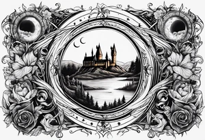 Harry Potter deathly hollows tattoo idea