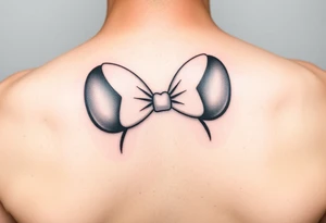 Minnie Mouse ears tattoo idea