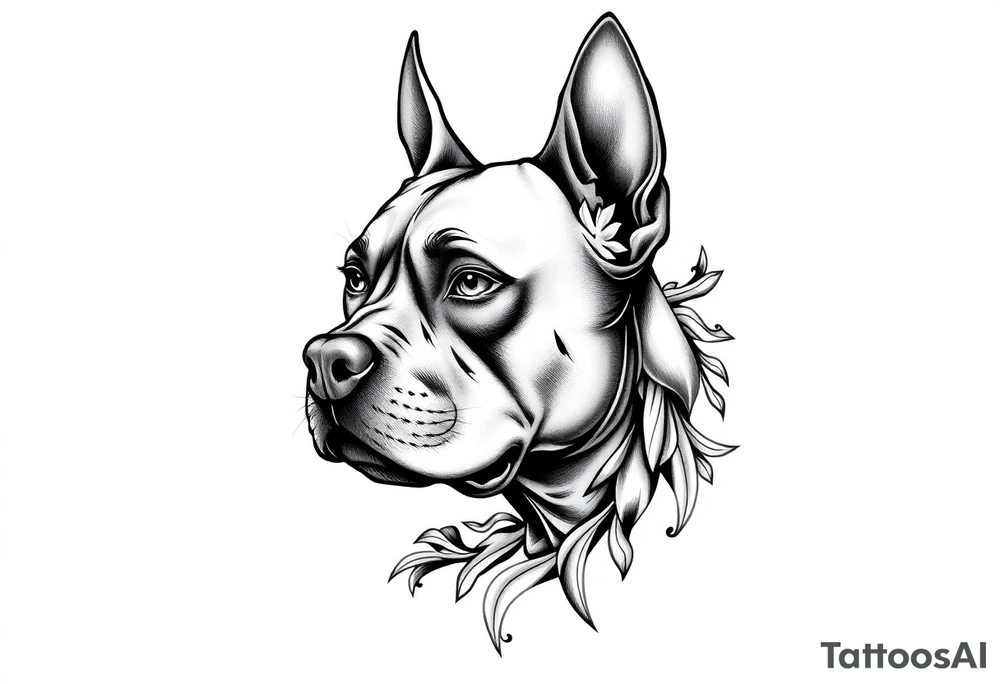 PITBULL tattoo idea