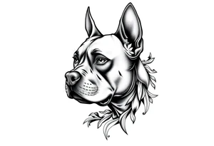 PITBULL tattoo idea