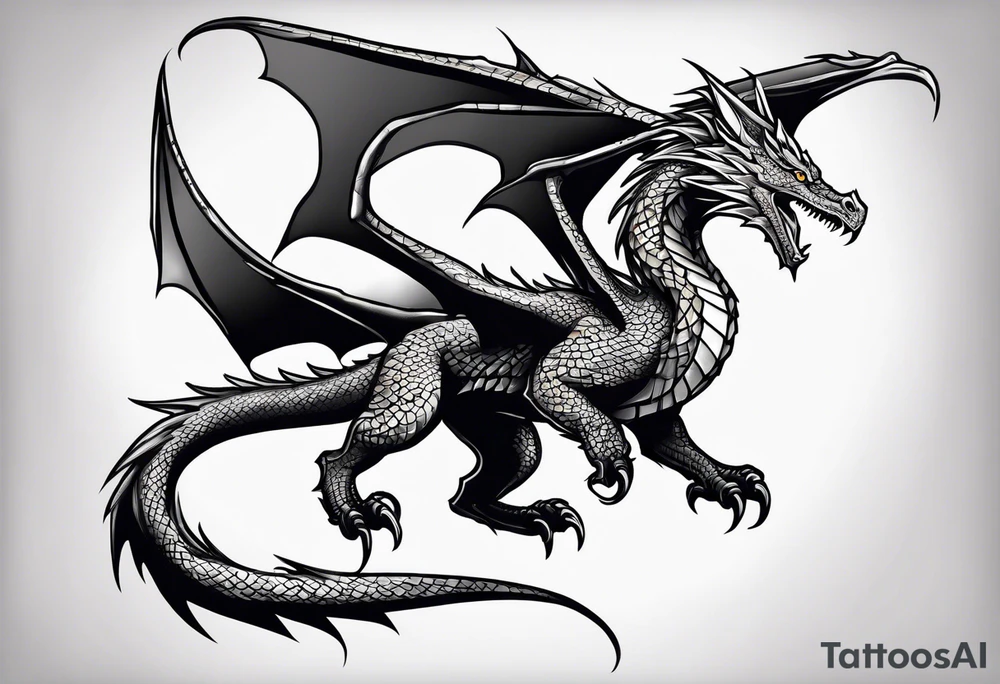 Wyvern tattoo idea