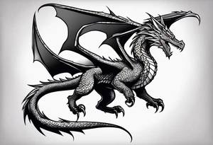 Wyvern tattoo idea