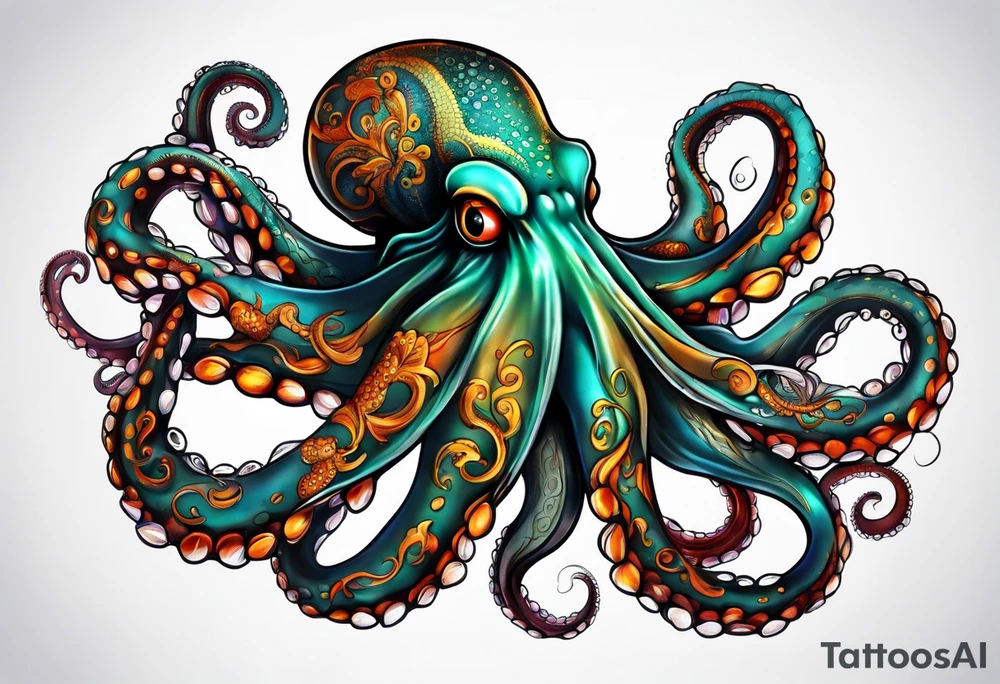 Octopus tattoo idea