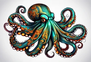 Octopus tattoo idea