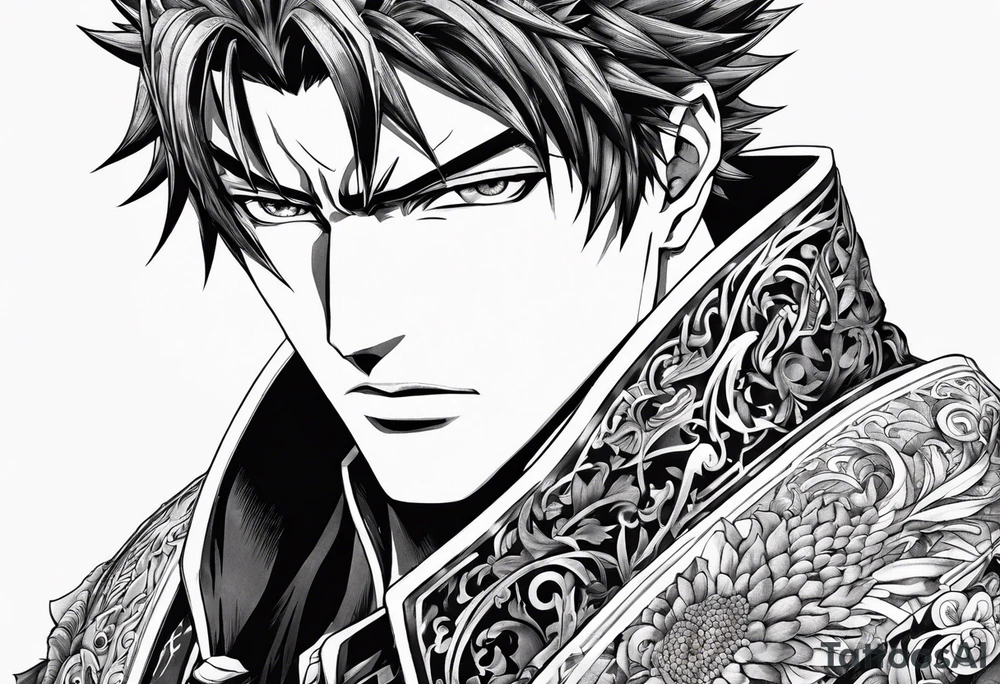 a sleeve from the manga Berserk tattoo idea