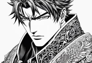 a sleeve from the manga Berserk tattoo idea