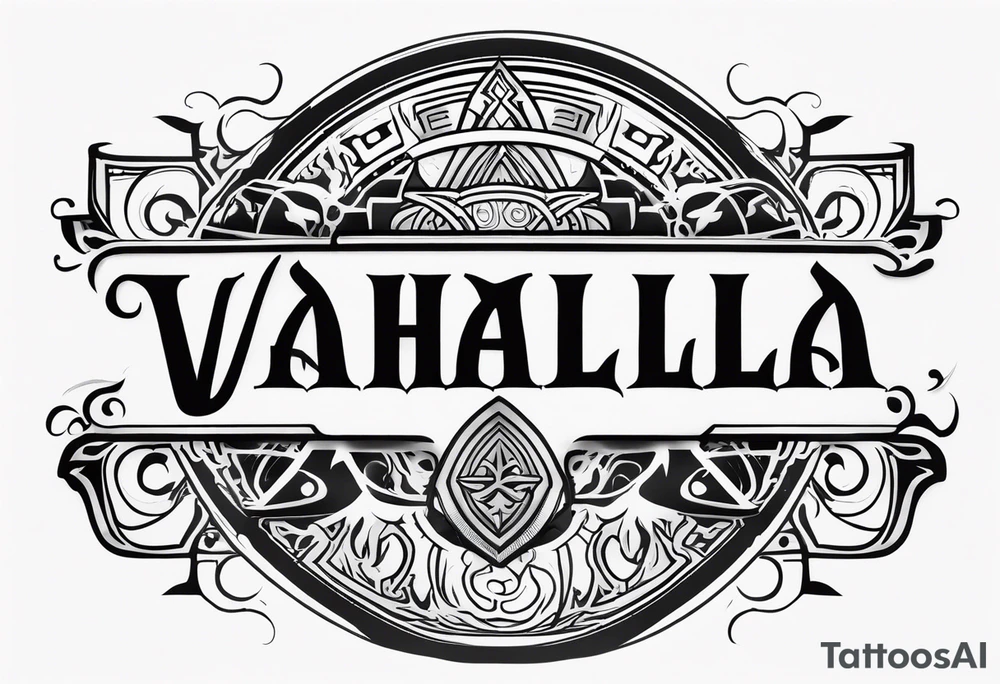 Valhalla tattoo idea