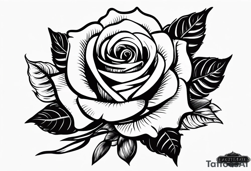 LAGUNA (last name tatttoo on forearm with words only and a rose) tattoo idea