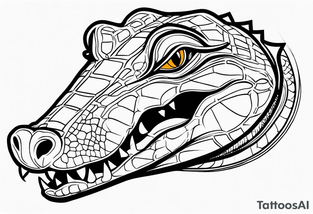 Alligator tattoo for forearms tattoo idea