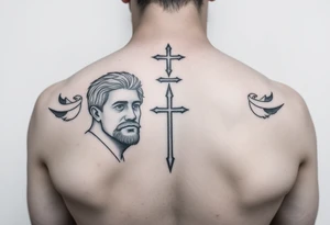 Father son and the holy spirit tattoo, no images of faces tattoo idea