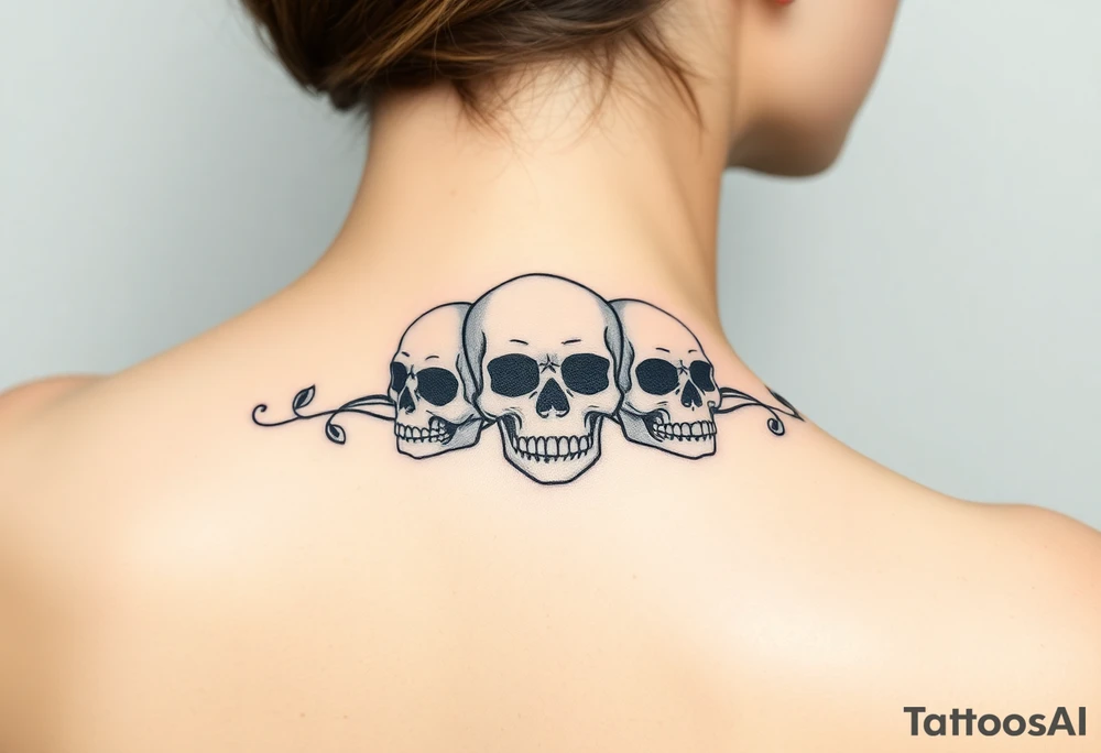 Skulls tattoo idea