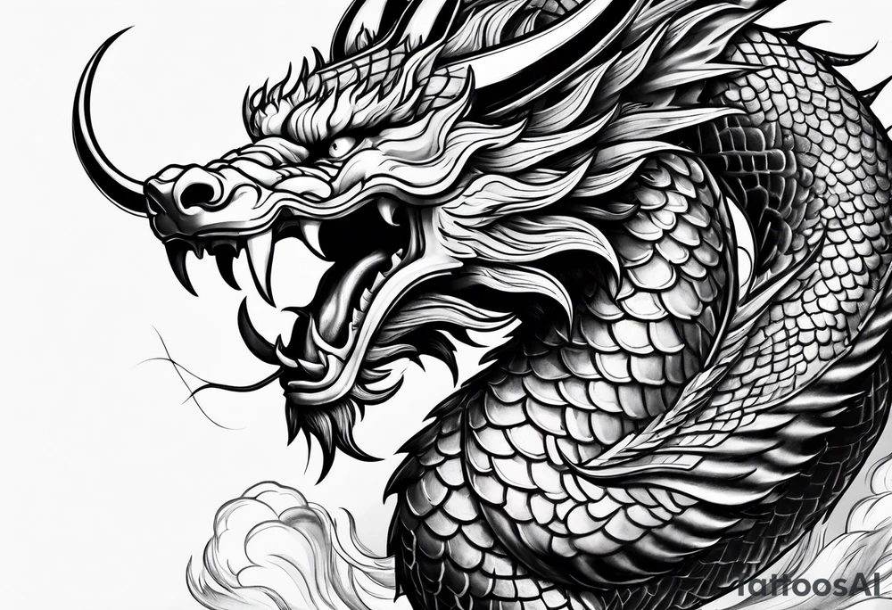 Chinese dragon, ARES tattoo idea